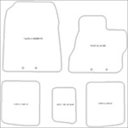 Toyota IQ Manual Car Mats
